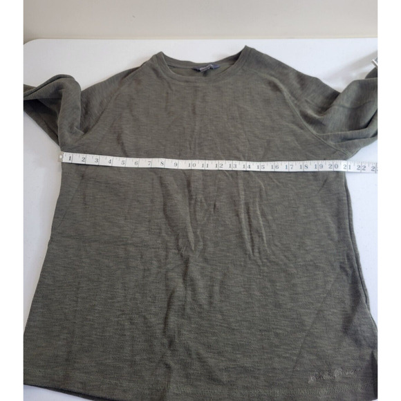 Eddie Bauer Green Knit Long Sleeve Preppy Pullover Sweater Women's Size Large - Picture 4 of 10